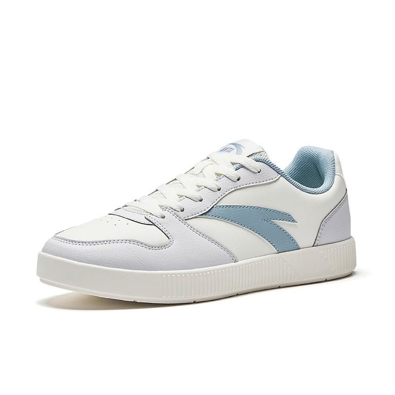 Anta Casual Sports Urban Commuting Trendy Versatile Training Non-Slip Durable Skate Shoes Men Sneakers Ivory-White Sand-Gray Light-Blue 912538042-6