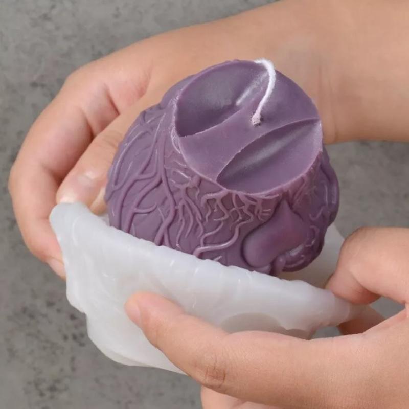 Формы для свечей в форме сердца Формы для свечей на Хэллоуин 3D Формы для поделок своими руками из смолы Новые