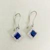 Natural Iolite Gemstone 925 Silver Drop Dangle Statement Earring For Girl Womens