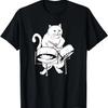 Funny Cat Steel Drum T-shirt Musician
