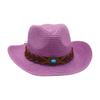Премиальная ковбойская шляпа Прерии Солнцезащитная шляпа для путешествий и пляжа Соломенная шляпа Знаменитая соломенная шляпа