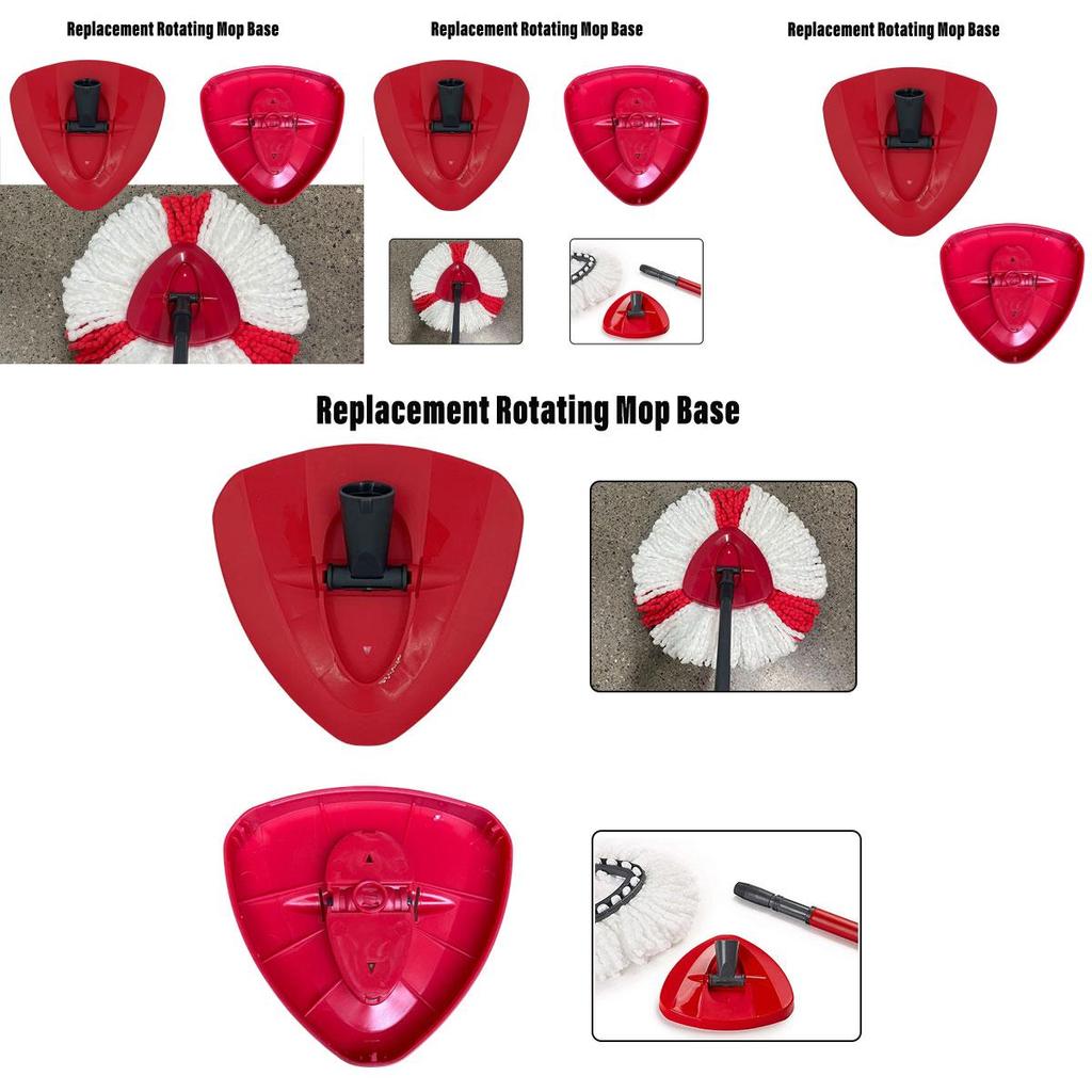 High-quality Red Triangle Mop Head Replacement For Vileda O-cedar Plastic Mop Superior Cleaning Performance