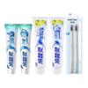 well salt 2x170g, ice cool 2x220g toothpaste & dual toothbrush pack