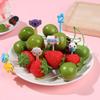 Party Decoration Resin Tableware Fruit Fork Toothpick Stick Cake Dessert Pick