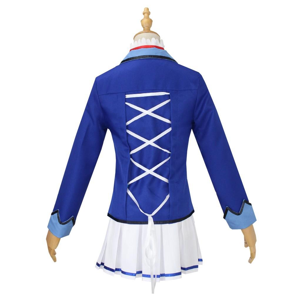 Anime Aikatsu Hoshimiya Ichigo Shibuki Ran Kiriya Aoi Cosplay Costume Starlight School JK Campus Uniform Wig Woman Kawaii Suit