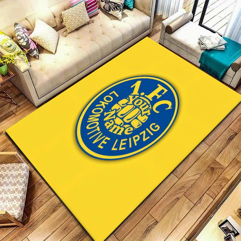 1 Fc Lokomotive Leipzig Custom Name Carpet Rug For Living Room Bedroom Home Sofa Decoration Kids Play Nonslip Floor Mat