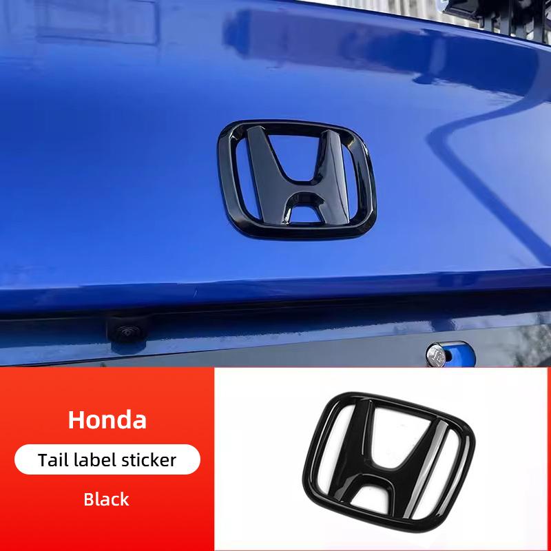 ABS Car Logo Auto Front Grille Emblem Trunk Sticker Accessories For Honda Civic Type-R Accord 8th 9th 9.5th 10th 11th Generation