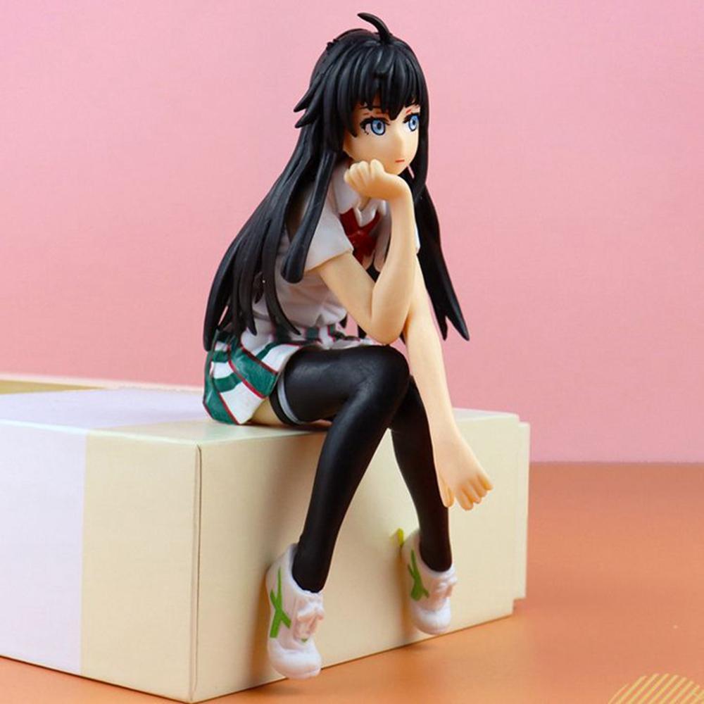 1 шт. Аниме Юкиношита Юкино Фигурки Действия Милые Девочки Юигахама Юи Юийи ПВХ Модель Ученица Младшей Школы Ребенок Подарок Игрушка