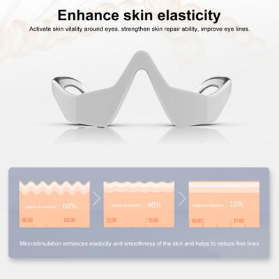 3D массажер для красоты глаз от темных кругов, мешков под глазами, микрочастотная стимуляция, 3 режима, инструмент для расслабления глаз, универсальная машина для ухода за глазами