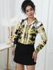 Stylish Women Blouse for A Chic Look Fashion Printing Office Ladies Shirts Tops Blusa Mujer