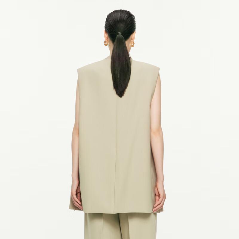 JNBY Autumn 2024 V-Neck Sleeveless H-Line Vest