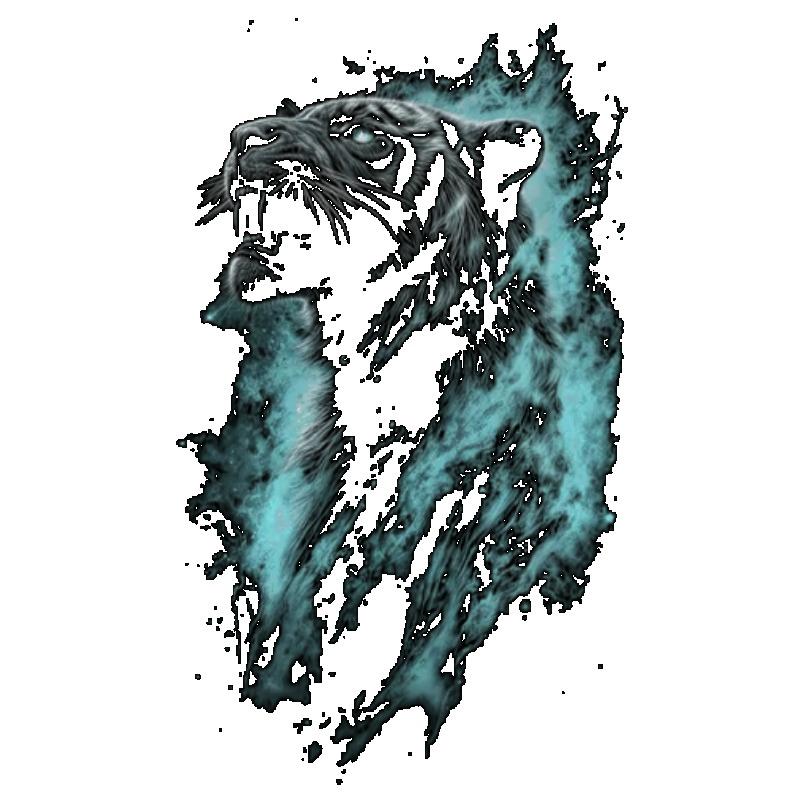 Oversized T-Shirt Black Panther Graphic Print Men Casual Streetwear Fashion Top