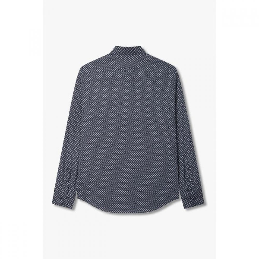 Emporio Armani Men S Eagle Pattern Stretch Shirt A516104015