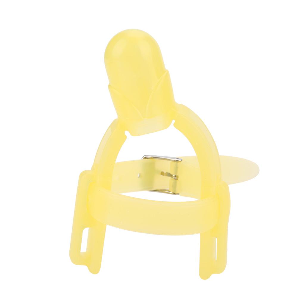 2colors Adjustable Thumb Sucking Finger Protector Silicone Biting Teether for Babies Infant