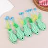 5Pcs Pet Cat Toy Fish Netting Cat Teasing Toy Cat Interaction Pet Supplies Color Woven Fish Toy