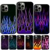 Матовый Чехол с Пламенем для iPhone 17 Air 15 16 Чехол 11 13 14 Pro Max 12 Plus Max Fundas
