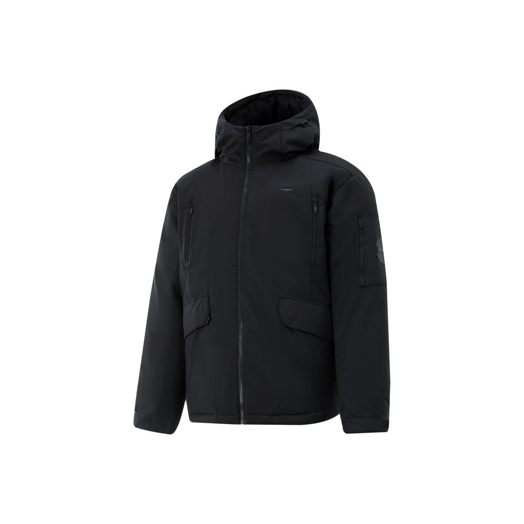 Li-Ning Casual Trendy Warm Water-Resistant Down Jacket Men Outerwear AYMU537-4