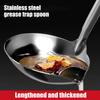 1/2 шт. Отделитель масла Половник для супа Нержавеющая сталь Ложка-фильтр для жира с носиком Отделитель жира Масло