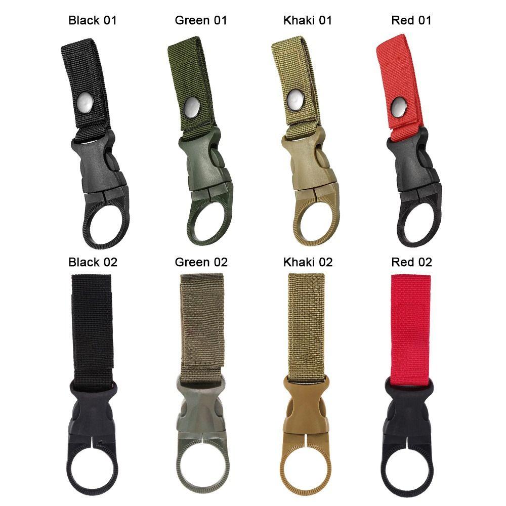 Webbing Water Bottle Buckle Holder Hanging Clasp Backpack Bottle Hanger Travel Hiking