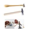 Jewelry Hammer with Strong Wood Handle Iron Head Jewellery Hammer Practical Metalworking Tool Jewelry Making Supplies