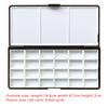24/48 Color Watercolor Pigment Distribution Box 2/3.4ml Pigment Storage Empty Box Art Student Outdoor Painting Palette Cases