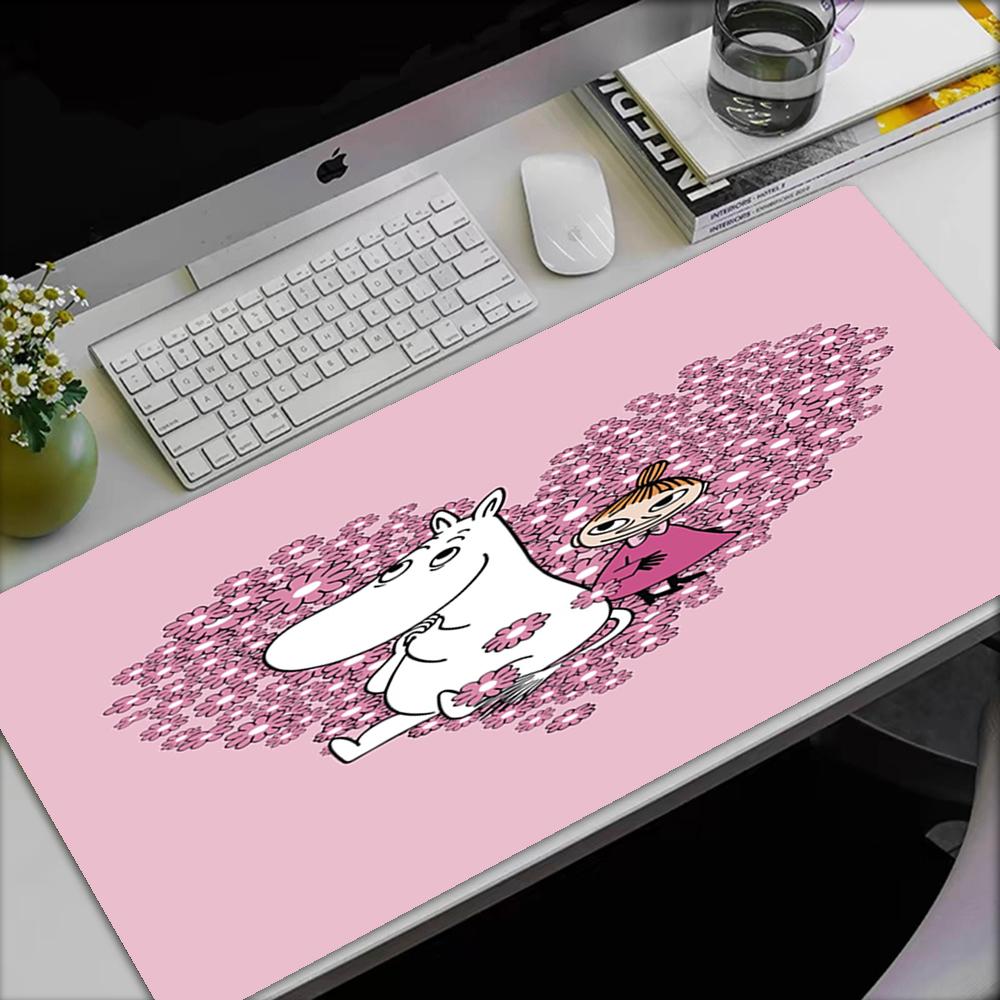 Moomin Theme Mouse Pad, Non Slip Rubber Base, Multifunctional Office & Home Decor, Perfect for Workspace Personalization.