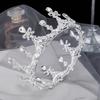 Круглый коронный головной убор невесты, атмосферная богиня, фото для взрослых, корона на день рождения, свадебное платье, аксессуары для волос