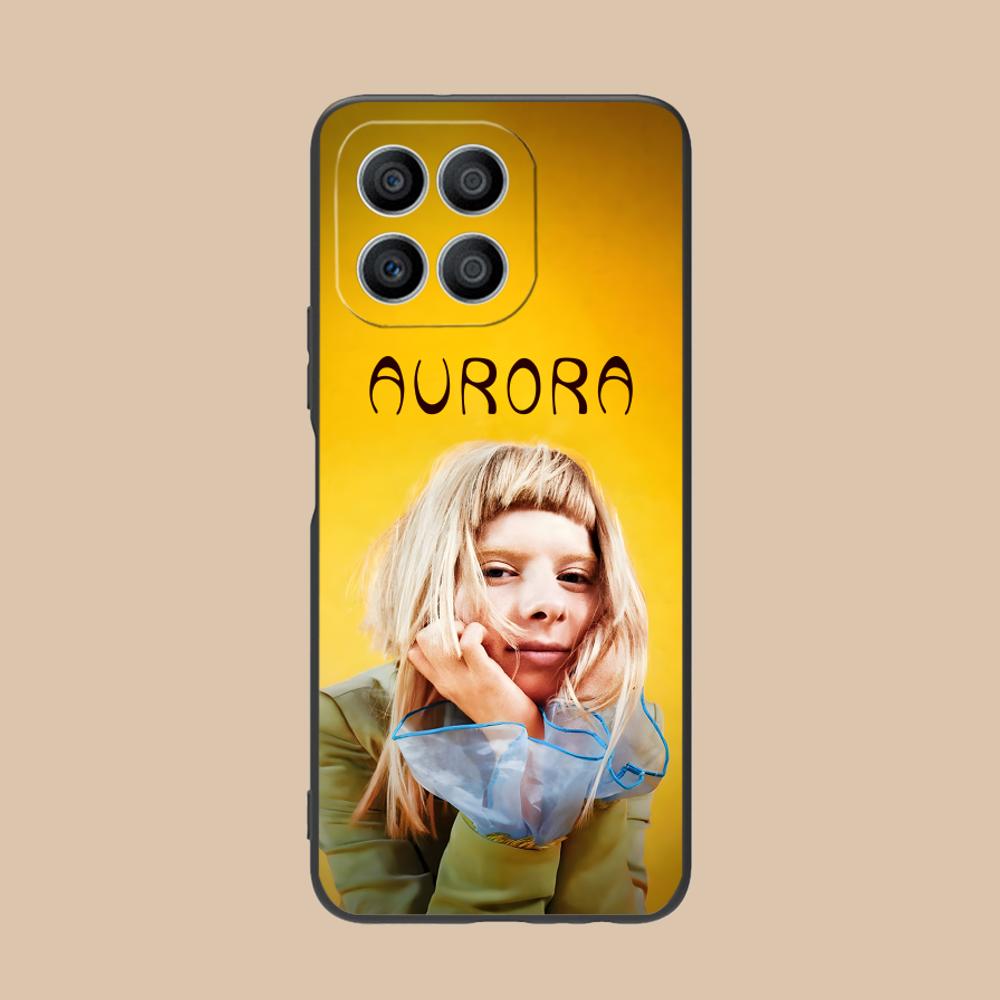 Матовый ТПУ чехол для мобильного телефона Aurora Aksnes для Honor 90 80 70 60 50 30 20 10 9 8 7 Pro S SE Lite 5G Цветная печать