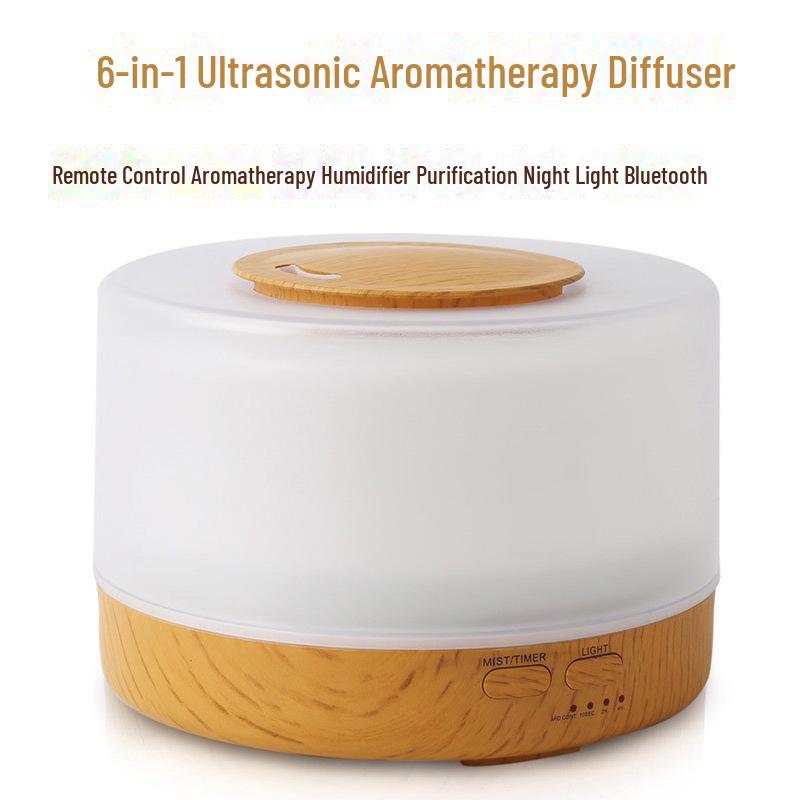 Ультразвуковой ароматерапевтический увлажнитель воздуха MUJI Wood Grain объемом 700 мл с дистанционным управлением и функцией очистителя воздуха