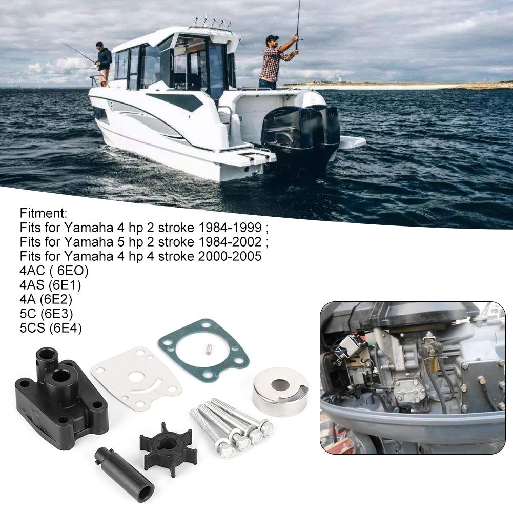 Ремонтные аксессуары Подходят Комплекты крыльчатки водяного насоса для подвесных моторов Yamaha 4 л.с. 5 л.с. 2-тактные подвесные моторы 4A 5C 6E0-W0078-A2 Инструменты