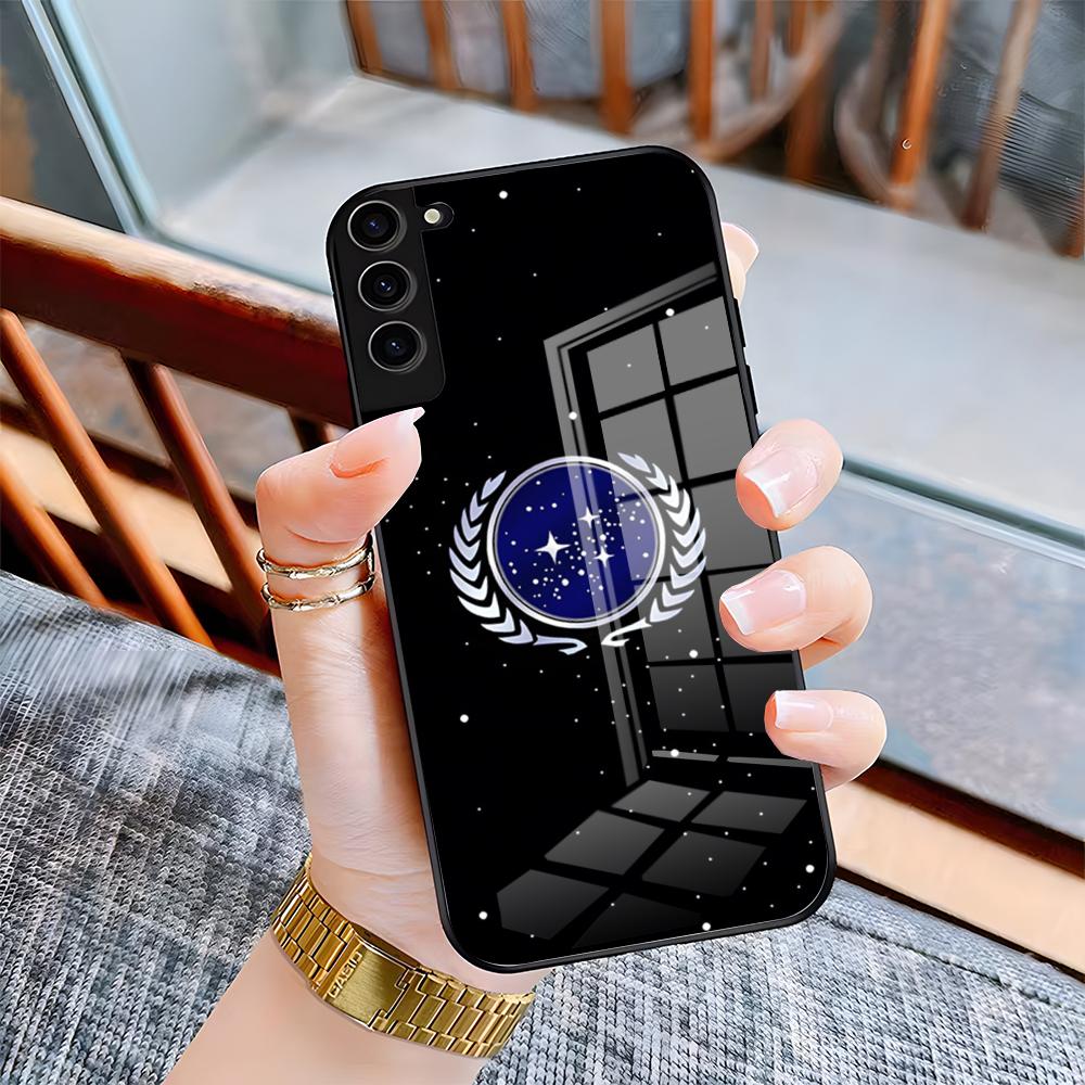 S-Star Trek Phone Case For Samsung S26 S25 Plus S20 S20 Plus S22 Ultra S23 FE S21 Plus S21 Ultra Glass Cover