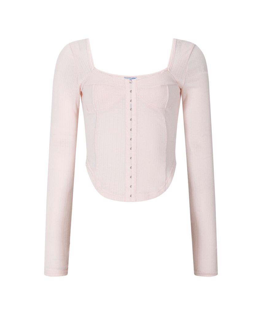 Топ с длинным рукавом Joan Corset Peullijeunopallou (розовый)