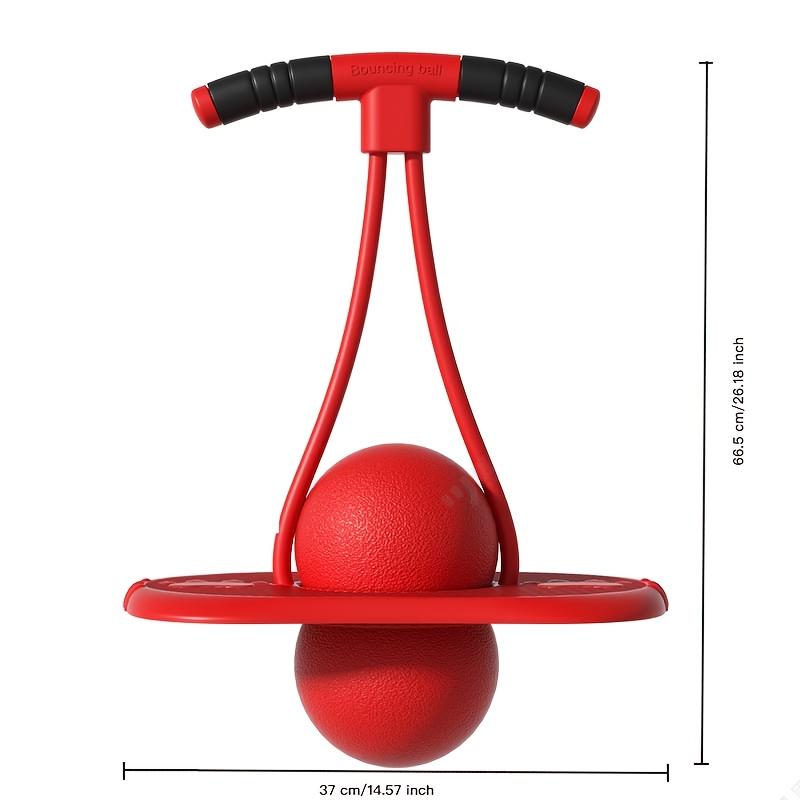 Игрушка для фитнеса на баланс, Прыгающий мяч для молодежи и взрослых, Эластичный мяч для упражнений с прочными ручками, Нескользящая основа, Тренировка баланса и Сила кора