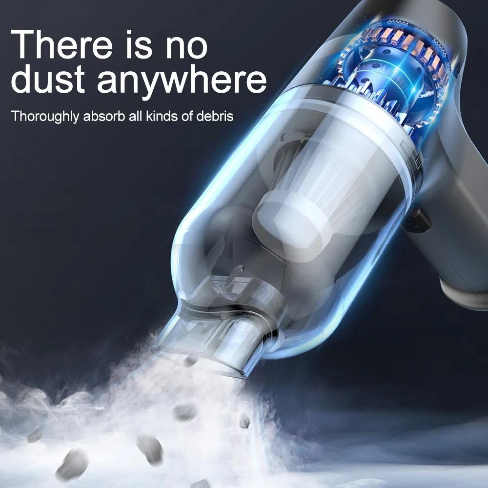 Автомобильный пылесос Портативный беспроводной ручной вакуумный насос Мощное всасывание Беспроводная мини-мощная уборочная машина Бытовая техника