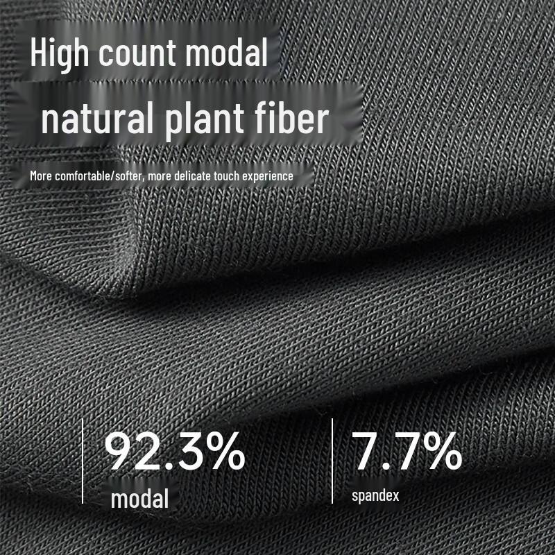 LANGSHA Мужские модальные антибактериальные боксеры-брифы, предотвращающие натирание