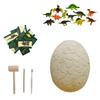 Dinosaur Egg Excavation Kit Jumbo Egg Unearth 14 Different Dinosaurs Digging Educational Toy for