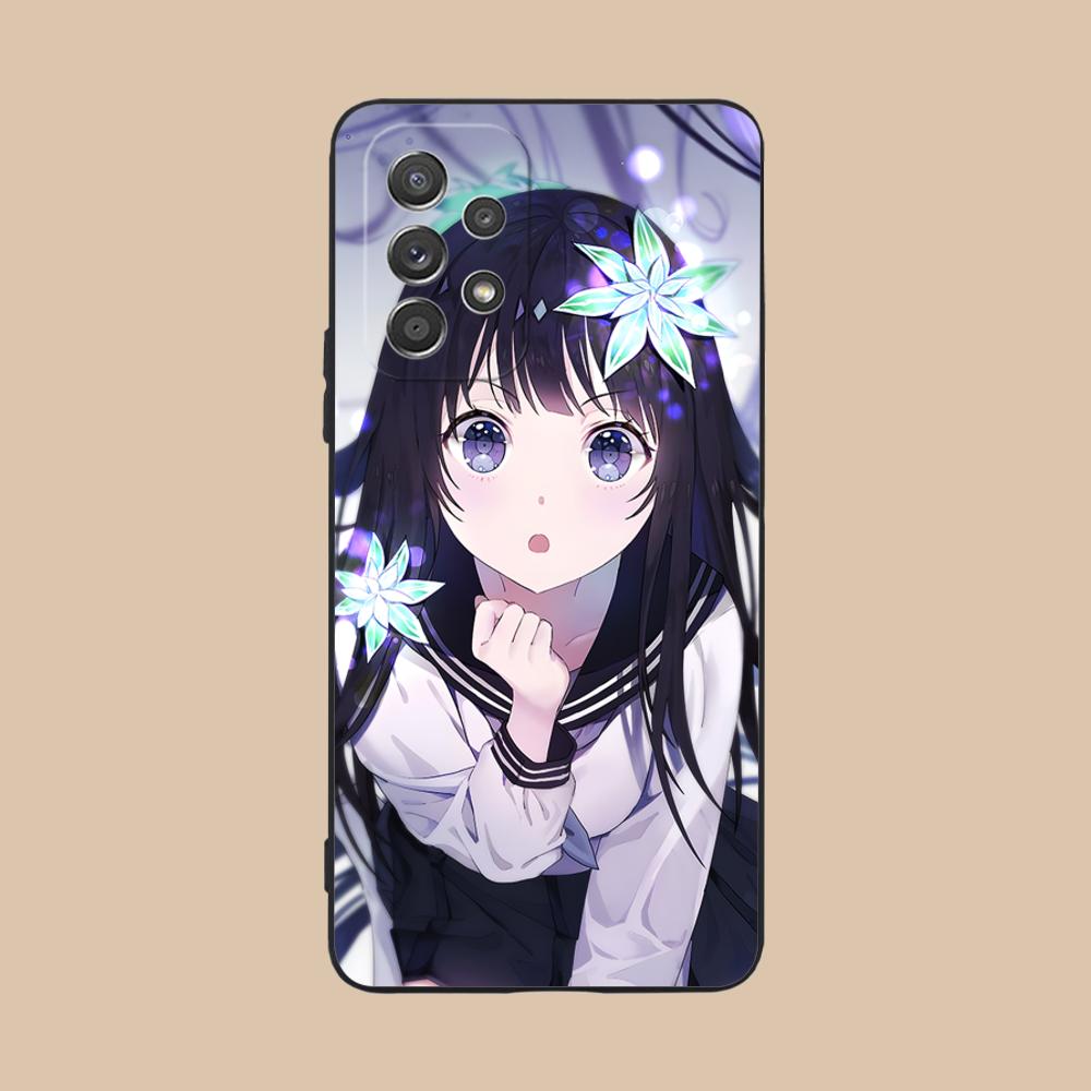 Hyouka Chitanda Matte TPU Mobile Phone Case for Samsung Galaxy A56 55 54 53 52 51 36 35 34 23 16 15 5G Colorful Cover