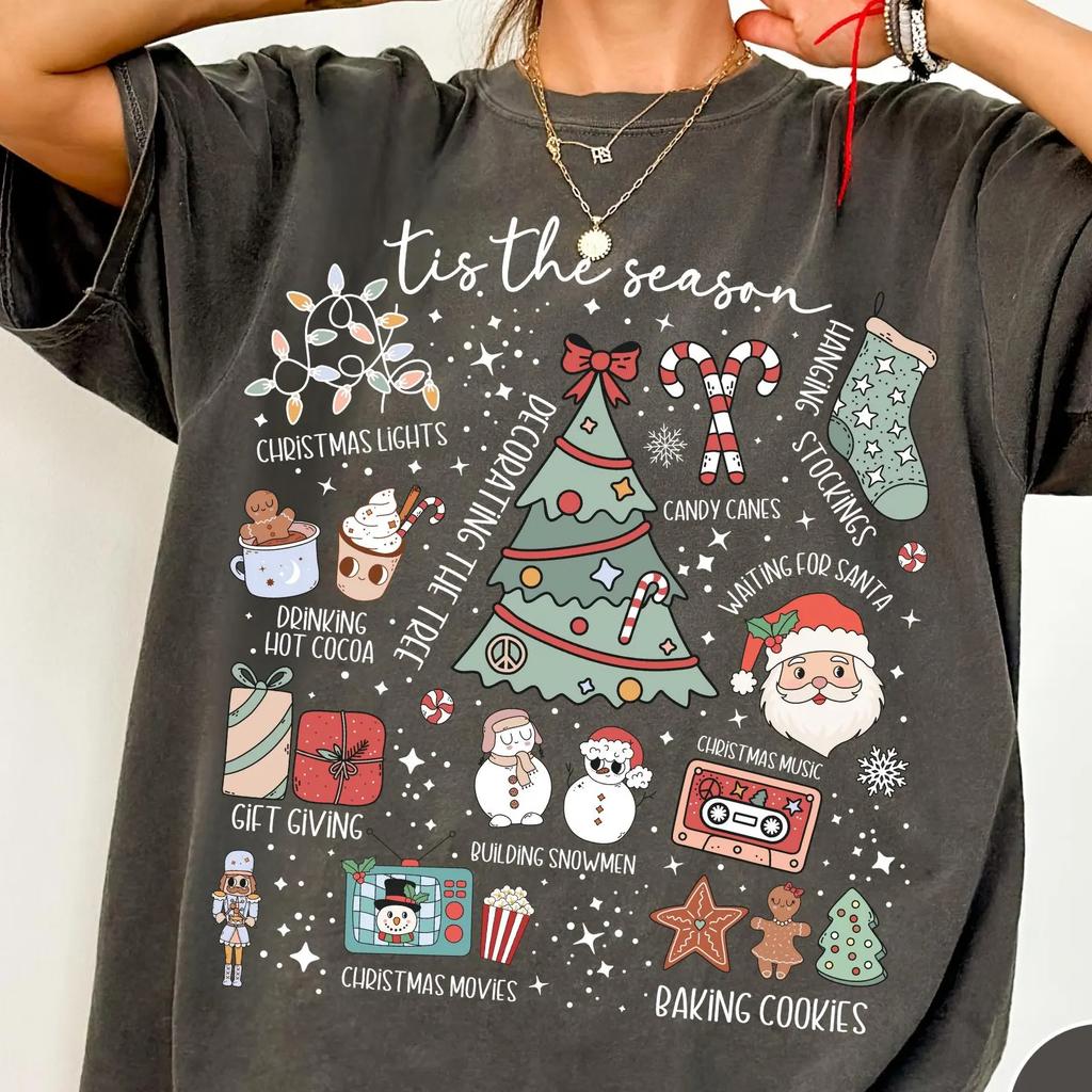 Nutcracker Ballet Christmas Tshirt Holiday Tee High Quality Cotton New In Tops Tees Merry Christmas Cartoon Graphic T Shirts