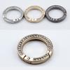 3pcs Round Carabiner 35mm Bag Belt Buckle High Quality Zinc Alloy Hooks  Purses Handbags Buckles
