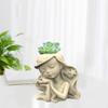Суккуленты Цветочный Горшок Смола Силиконовая Форма Подходит для Diy Сад Бетонный Цветочный Горшок Держатель Ручки Ремесла Домашний Декор