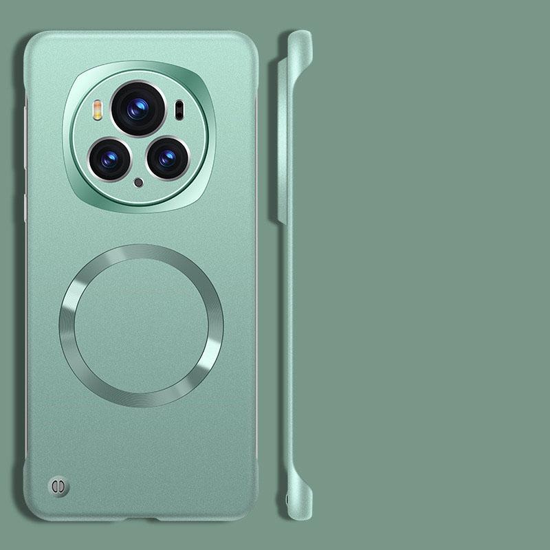 Безрамный матовый чехол для телефона Huawei Honor 200 Pro с беспроводной зарядкой Magsafe для Magsafe Магнитный чехол для Honor 100 200 Pro Capa Borderless Cover