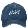 Duki Letter Logo Baseball Cap Vintage Women Men Trucker Hat Sunshade Outdoor Sun Baseball Caps Birthday Present