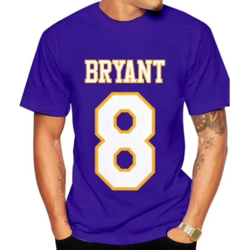В память о звезде баскетбола Коби Брайанте. 23 Футболка с 3D-принтом, мужская, с короткими рукавами