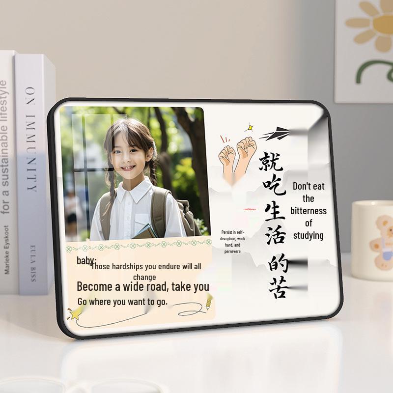 Future Hard Work Inspirational Student Desk Ornament: Motivational Motto for Self-Discipline and Encouragement