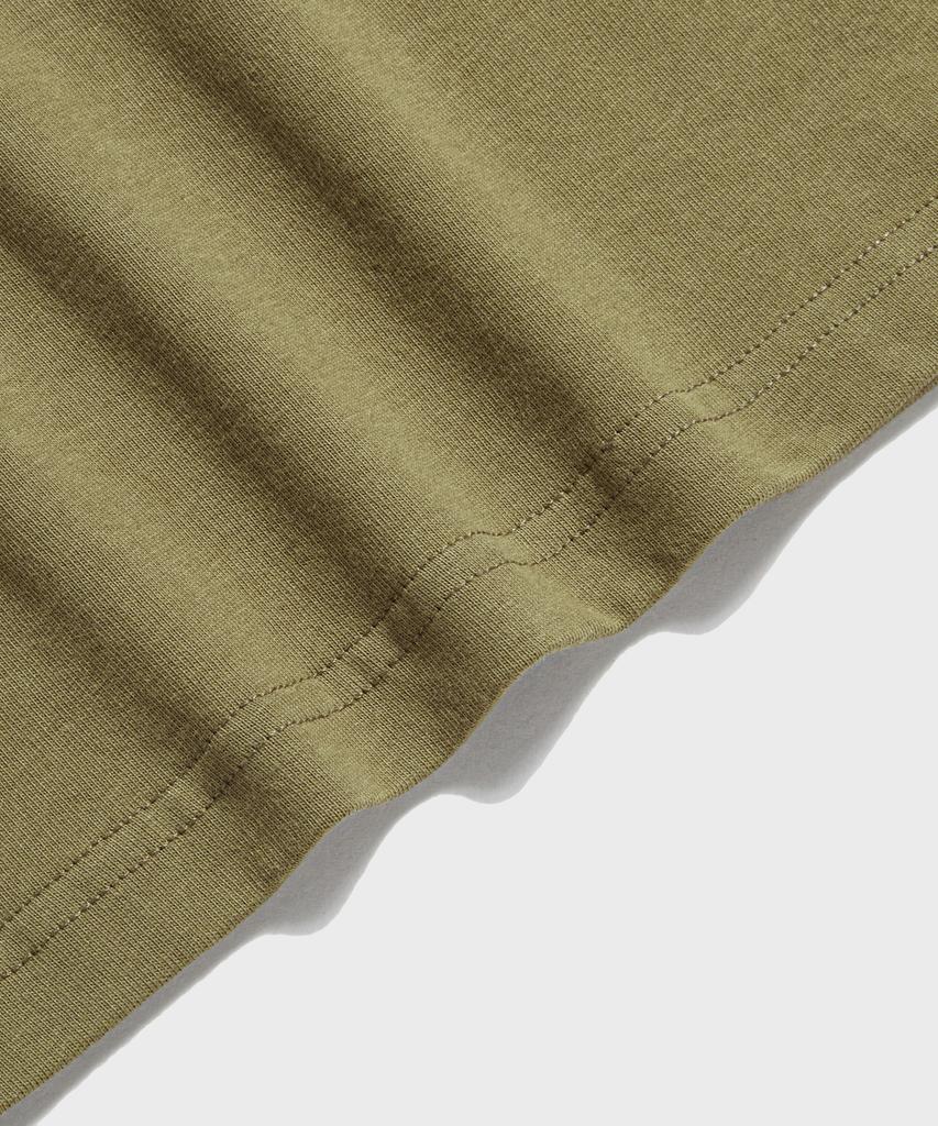 Beulonseun Винтажная футболка-henley с коротким рукавом Зеленая