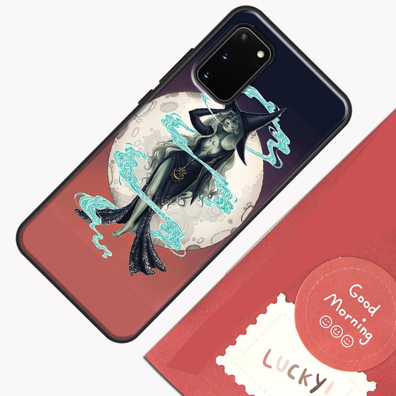 Чехол для телефона Ужасы Лунной Ведьмы для Samsung Galaxy S25 S26 Ultra S20 S21 S22 S23 S24 Plus S9 S10 S25 FE Защитный корпус