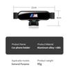 JUSK5 New 2025 Gravity Car Holder For Phone Air Vent Clip Mount Mobile Cell Stand For BMW M Power Sport M1 M3 M4 M5 M6 E90 F30 X4 X5 X