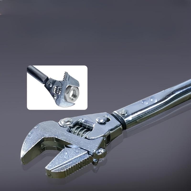 Damaly,Household Chromium-Vanadium Steel Multi-Purpose Bathroom Open-End Torque Wrench, Ratchet Wrench for Bathroom