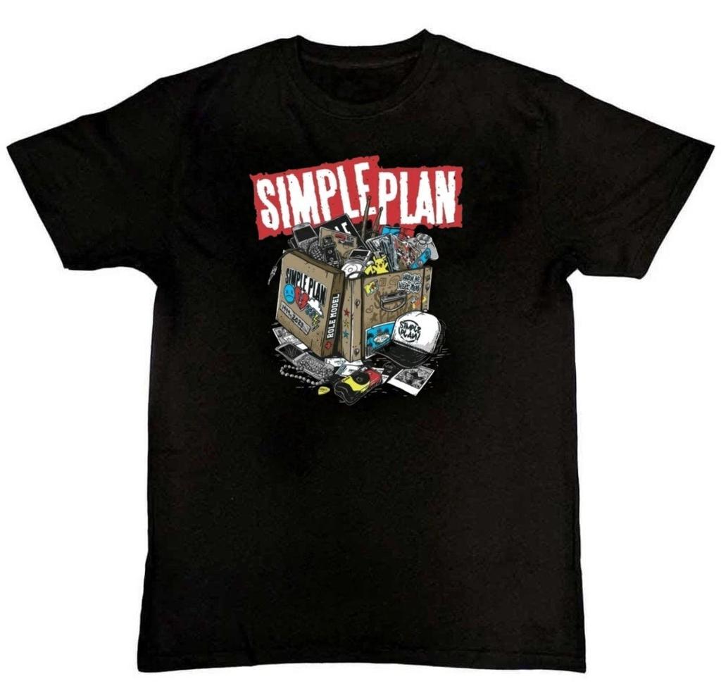 Rare Simple Plan Graphic Print Mens T-Shirt S-4XL