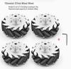 High-Quality 60mm Mecanum Wheel Set with Tight-Action Fixed Couplings - Ideal for DIY and Educational Projects